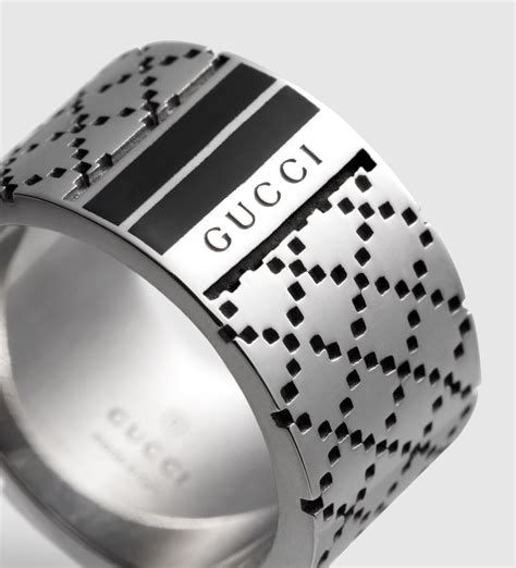 mens designer rings gucci|gucci silver ring for men.